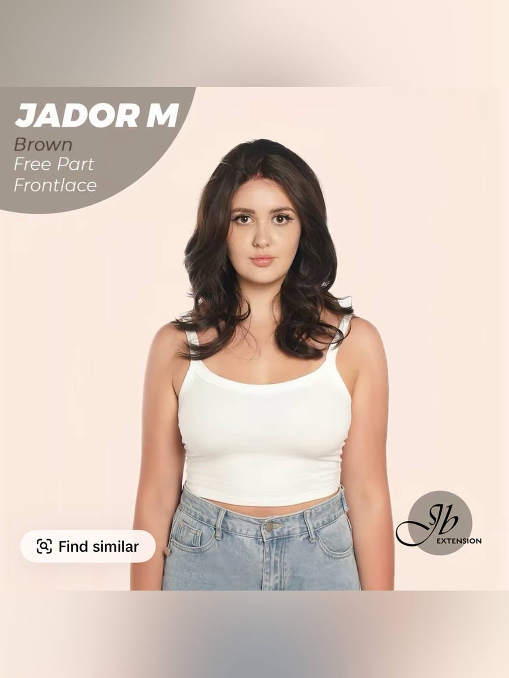 JB EXTENSIONS-Jador M Brown Front Lace Wig